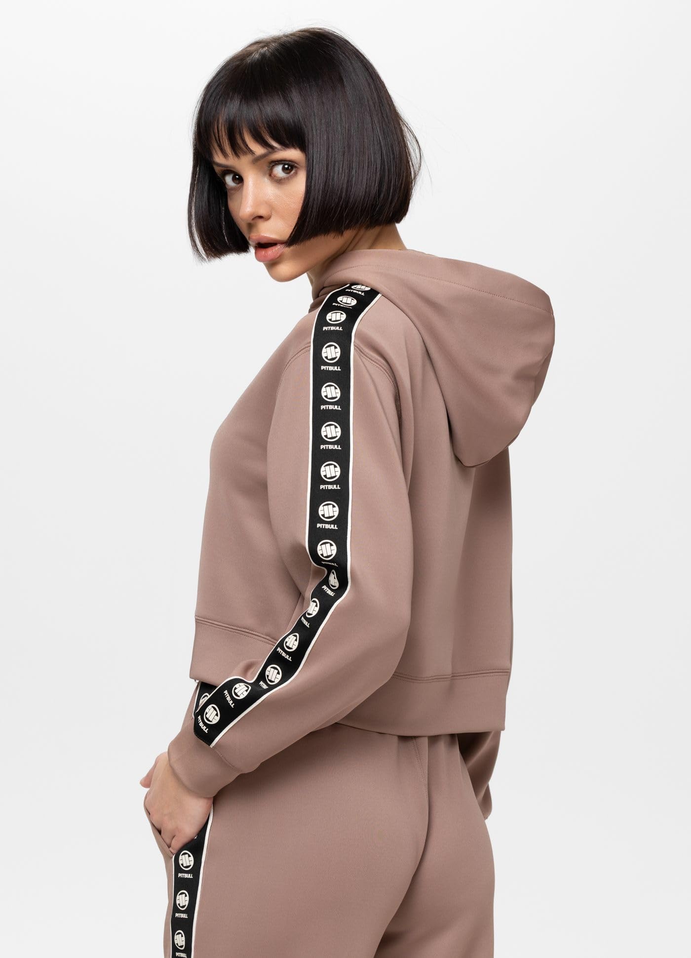 Pitbull Verona Felpa Donna con Cappuccio Loose Fit