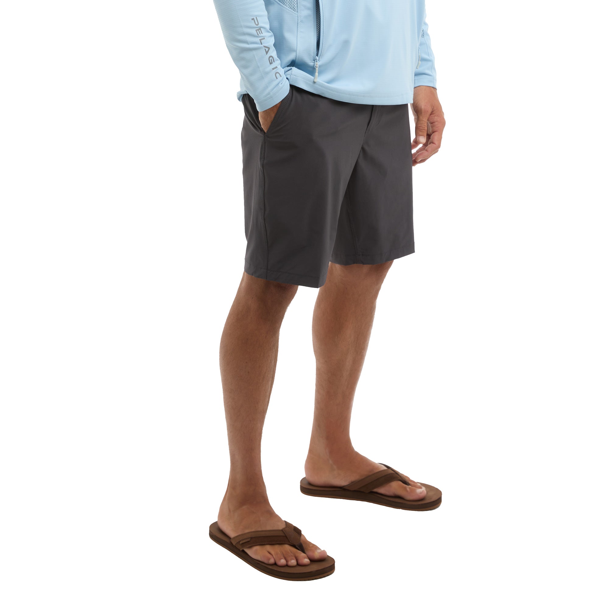 Pelagic Mako Deep Sea pantaloncini uomo Graphite idrorep