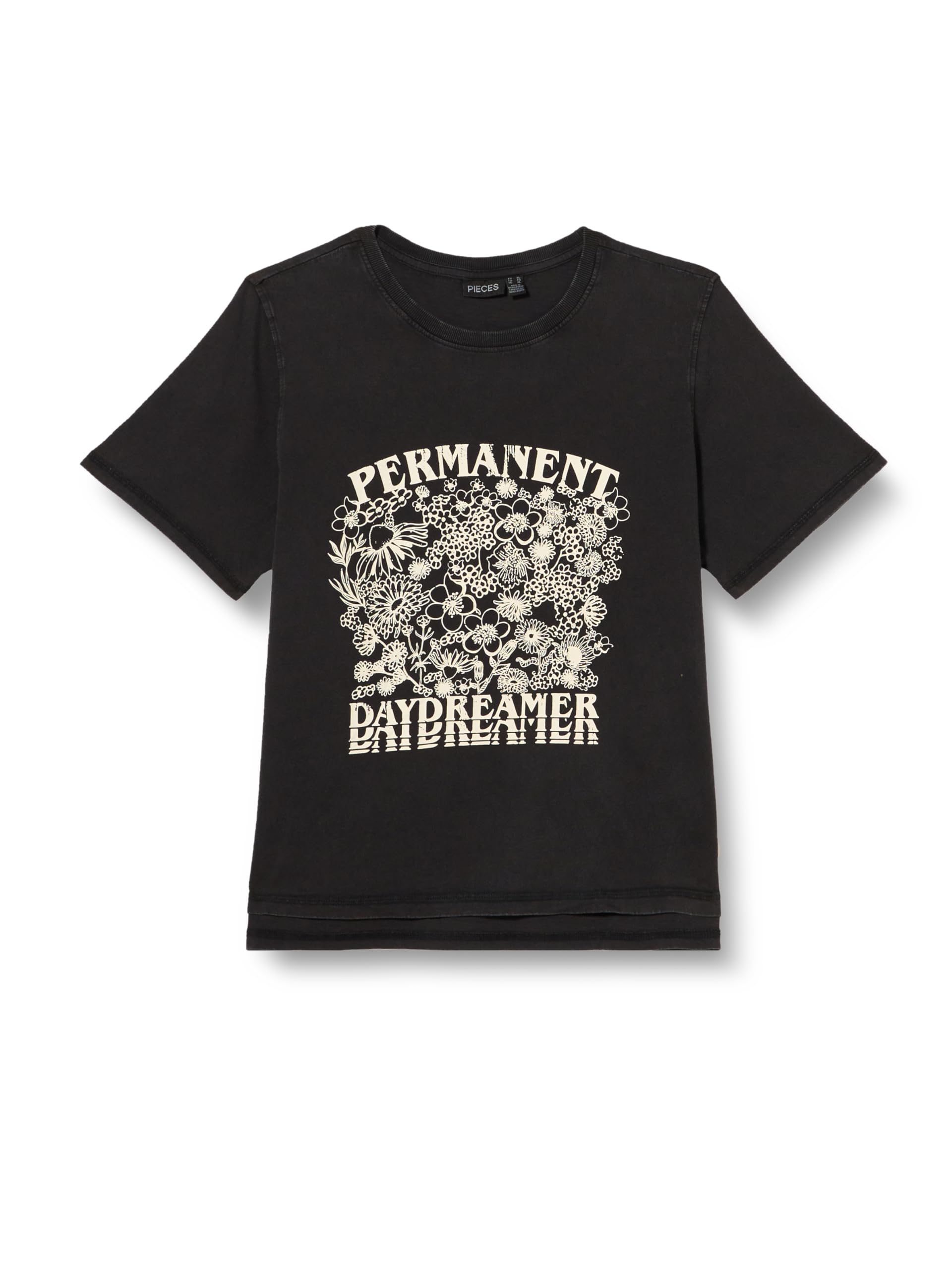 Pieces Pcfinley SS Print T-Shirt Donna M Stampata
