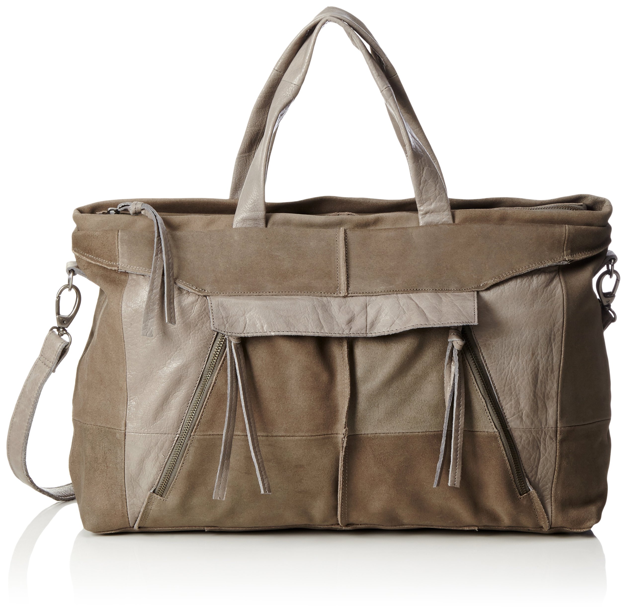 Pieces Pclilja Leather weekend bag donna pelle grande