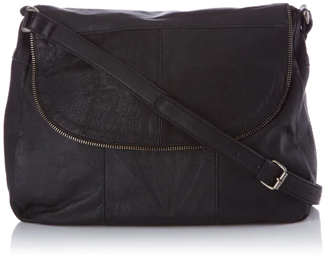 Pieces Sip Leather Big Cross Over tracolla pelle