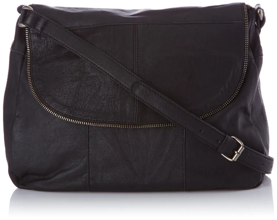 Pieces Sip Leather Big Cross Over tracolla pelle