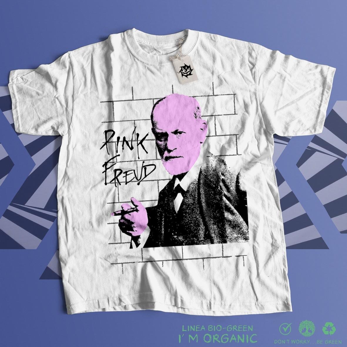 Matrix Tribe Pink Freud The Wall t-shirt cotone
