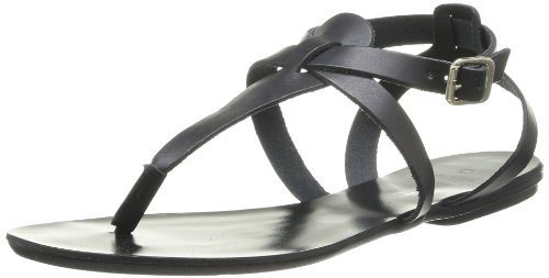 Pieces Cathie New Leather Sandal sandali donna nero