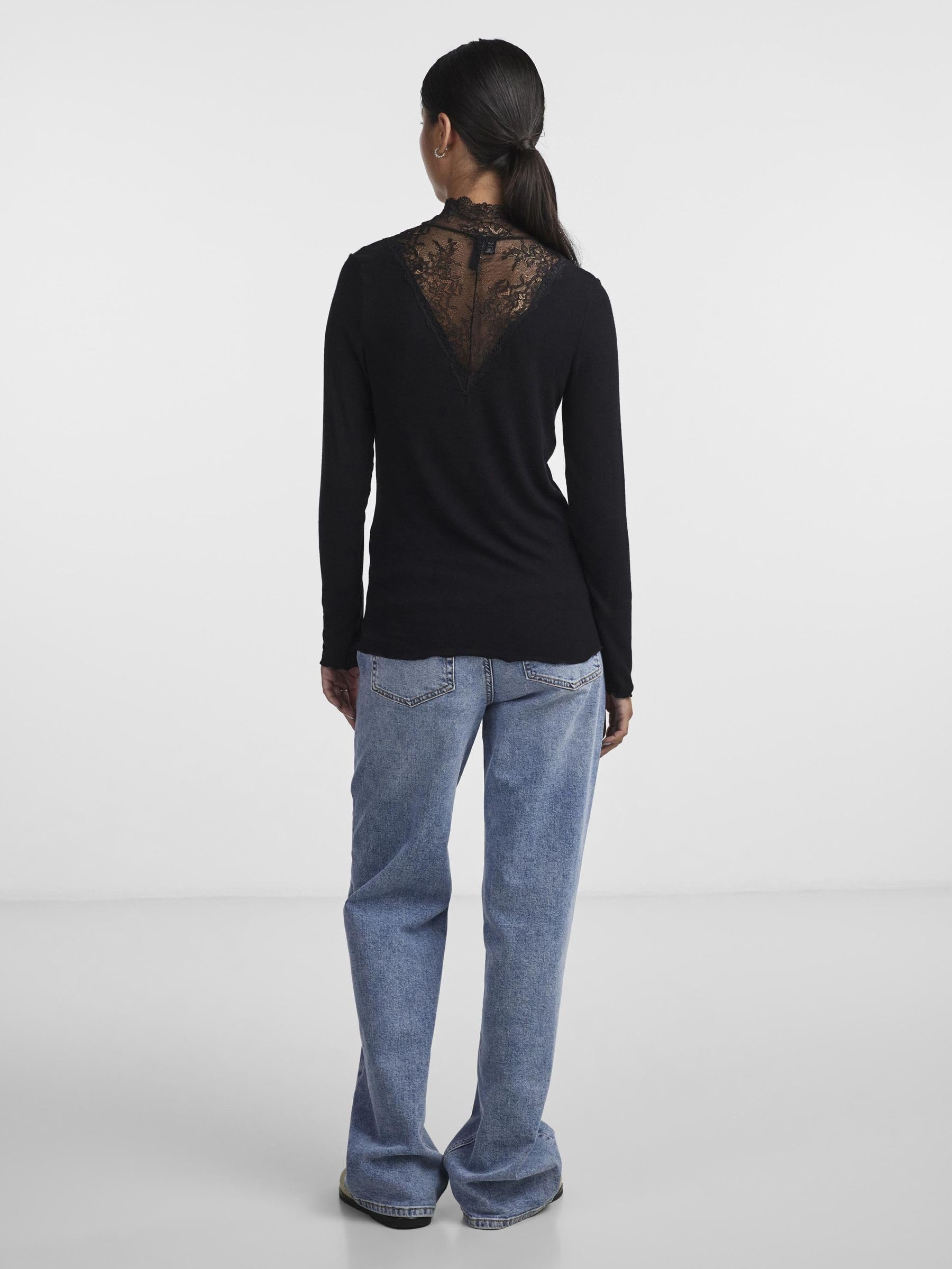 Pieces Pcsiri maglia collo alto donna S manica lunga