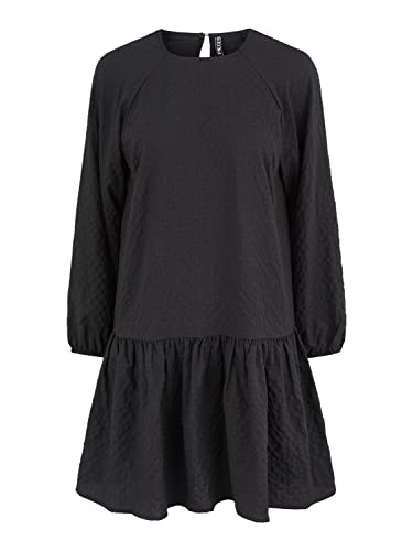 Pieces vestito donna maniche lunghe taglia L nero
