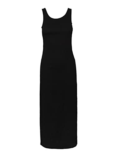 Pieces Pcluna SL maxi vestito donna navy cotone