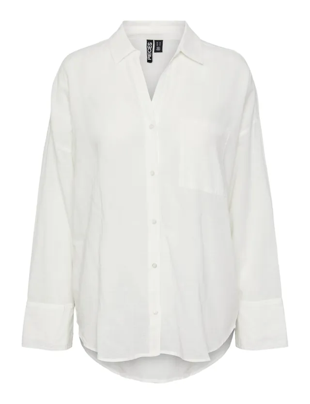Pieces PcMatinka Camicia Donna Maniche Lunghe