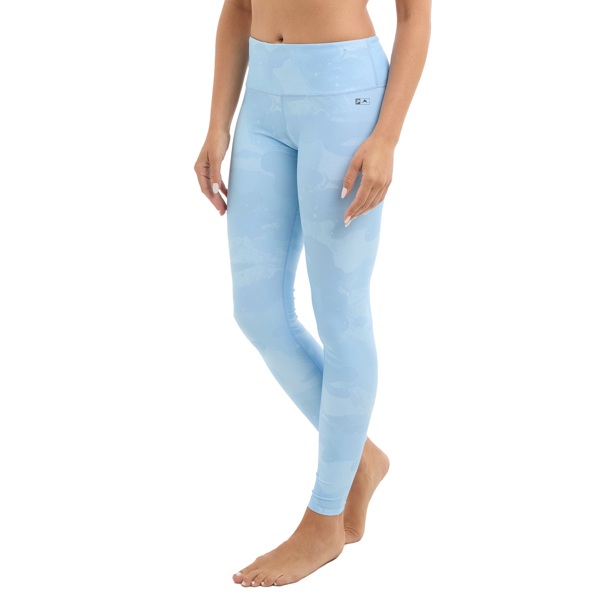 Pelagic Maui leggings donna pesca light blue traspiranti