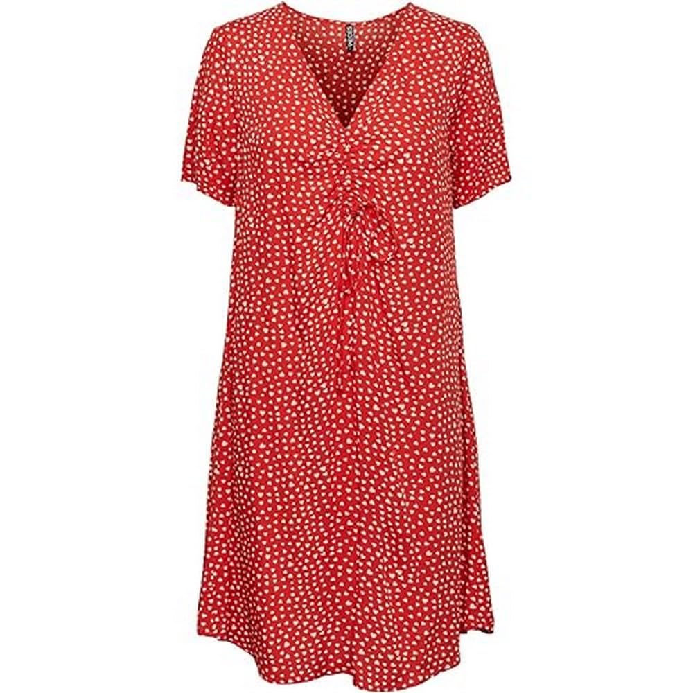 Pieces Pcnya SS Abito Corto Donna XS Scollo V
