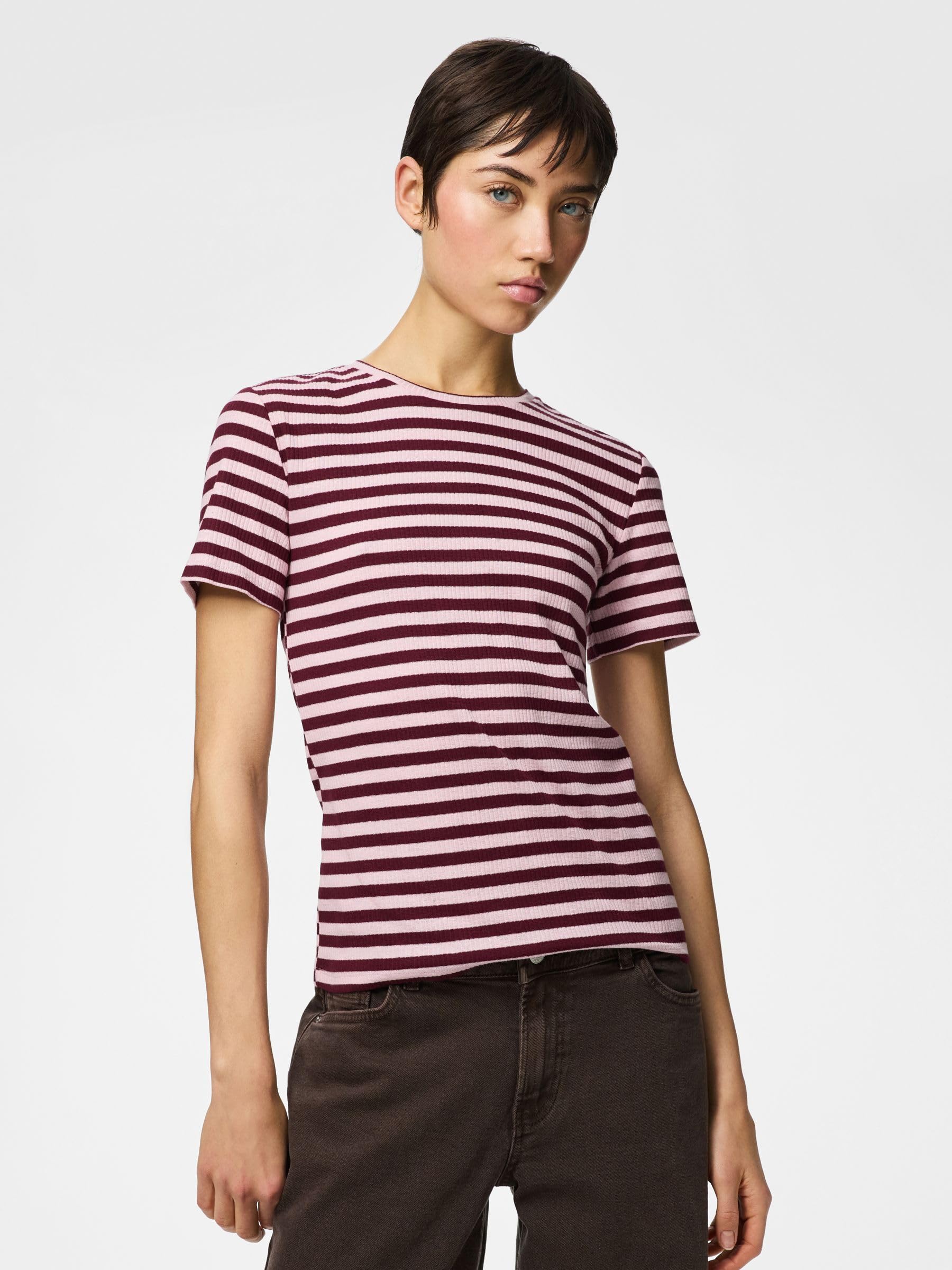 Pieces Pcruka SS Top Jrs top donna taglia XS