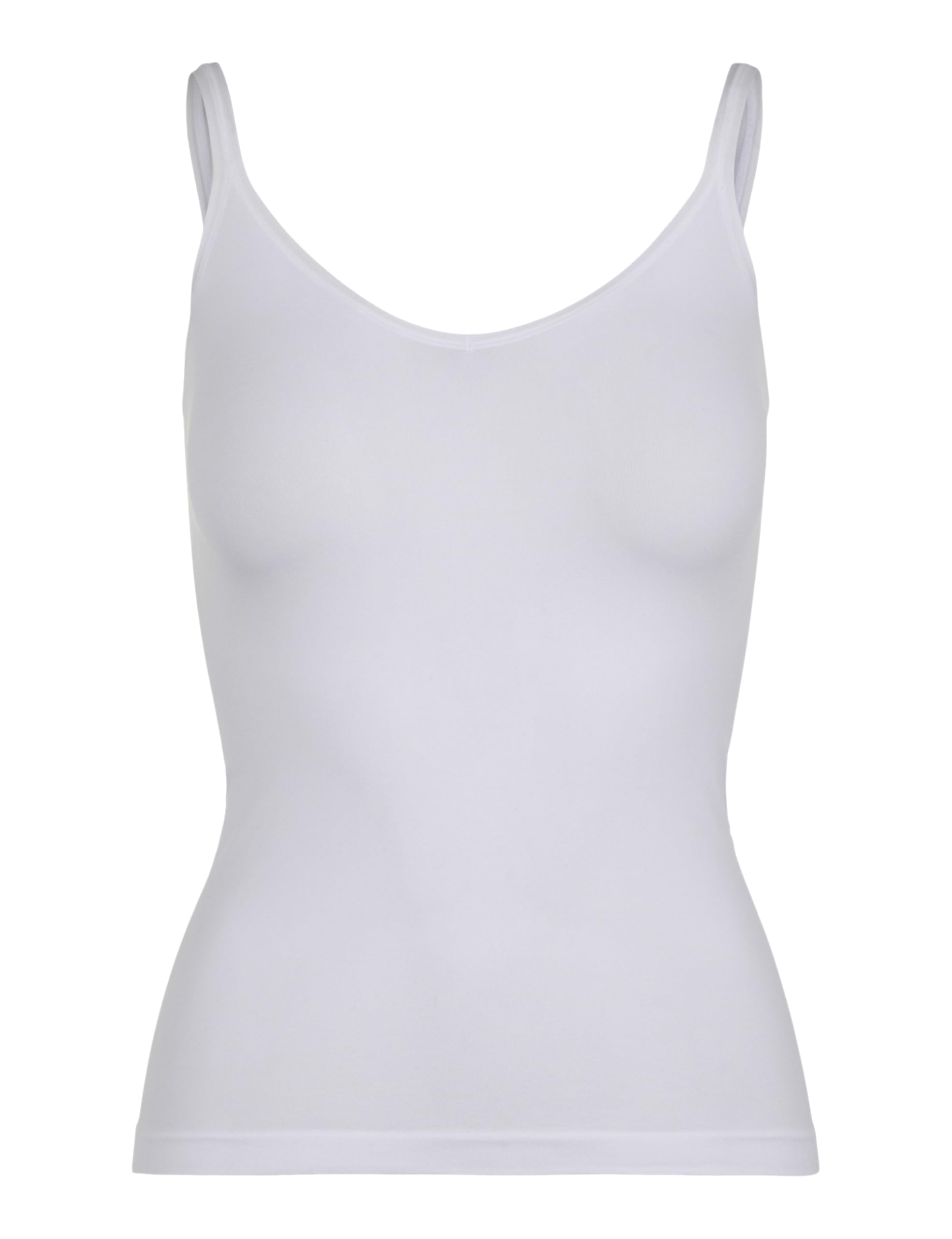 Pieces Pcplain Underwear canotta donna M-L Bianco cotone