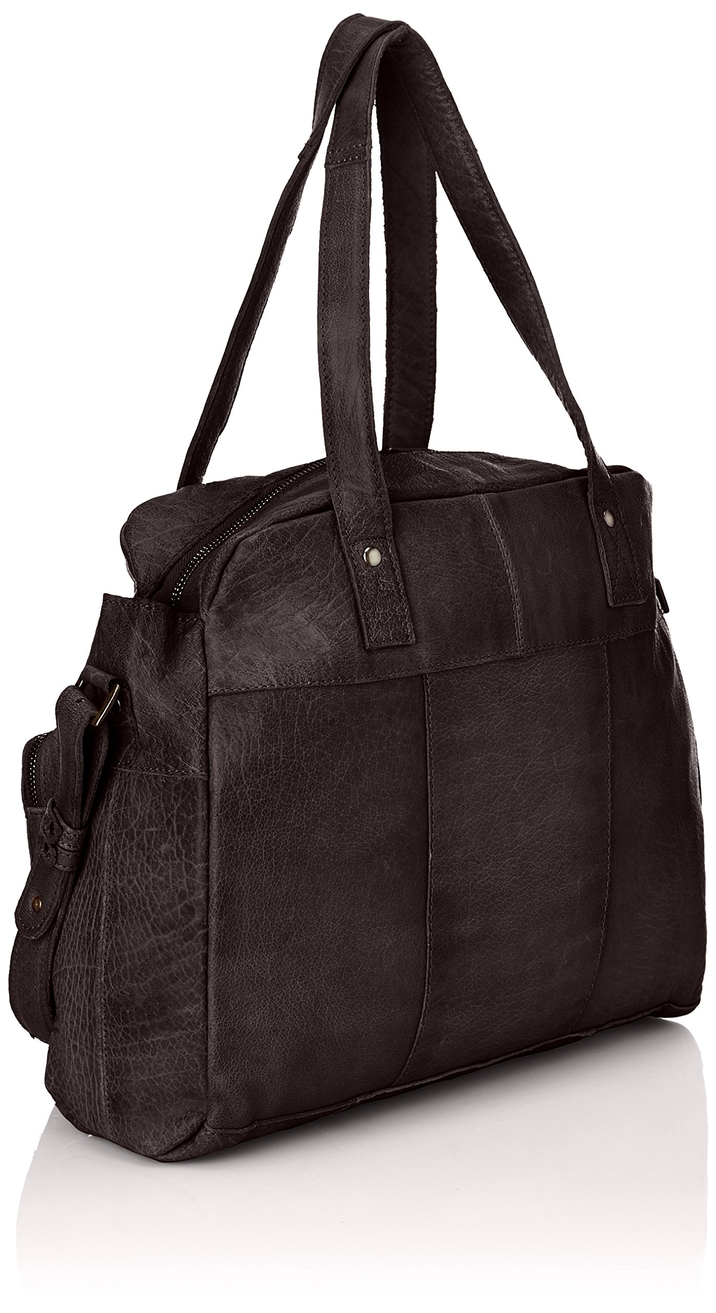 Pieces Mui Leather Bag borsa tracolla donna nera