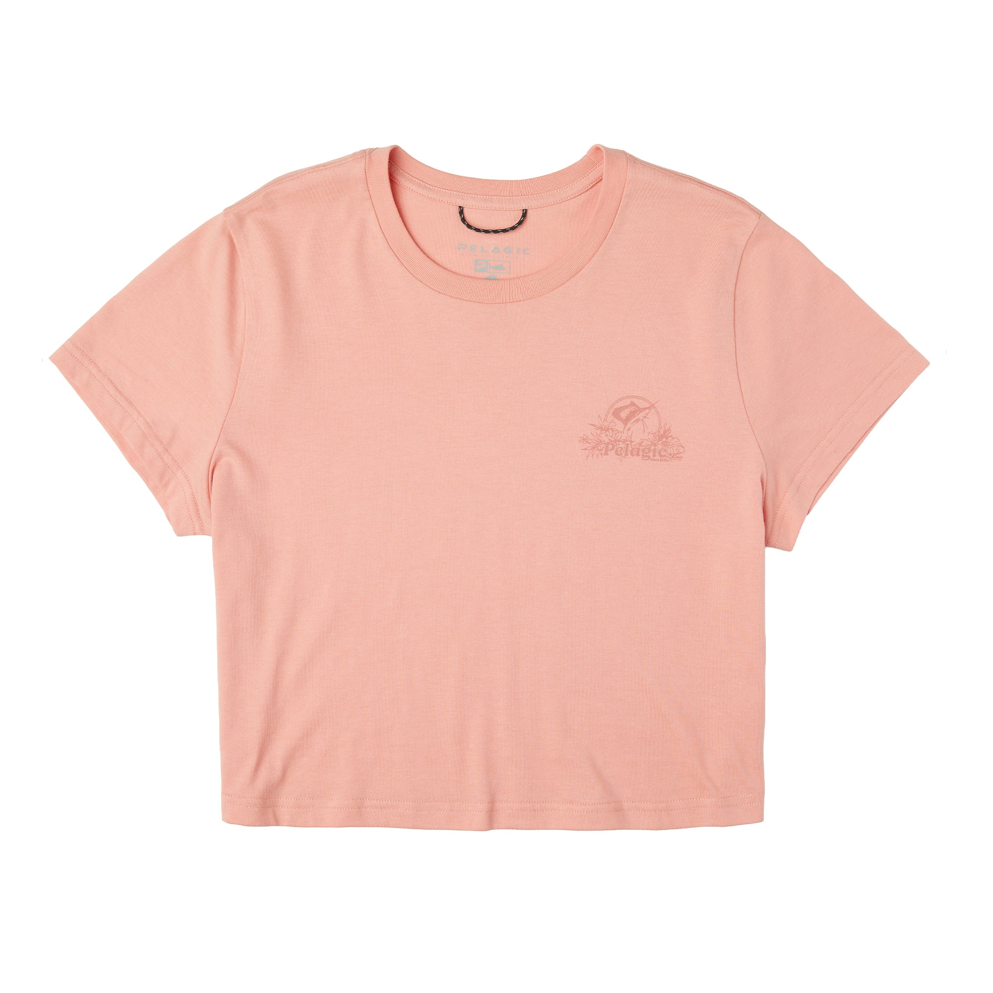 Pelagic Tropic Sea maglietta donna corallo cotone