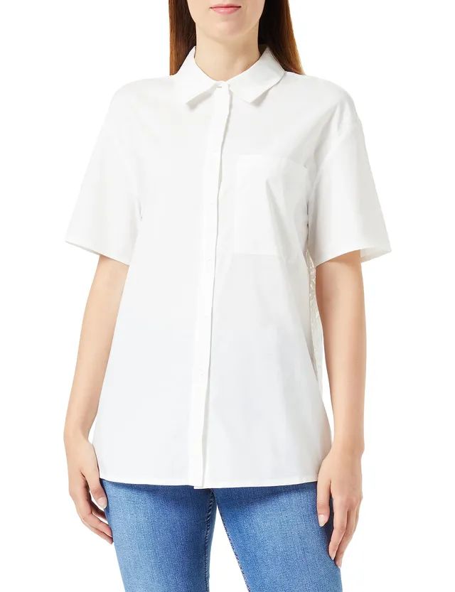 Pieces Pclinna camicia maniche corte taglia M