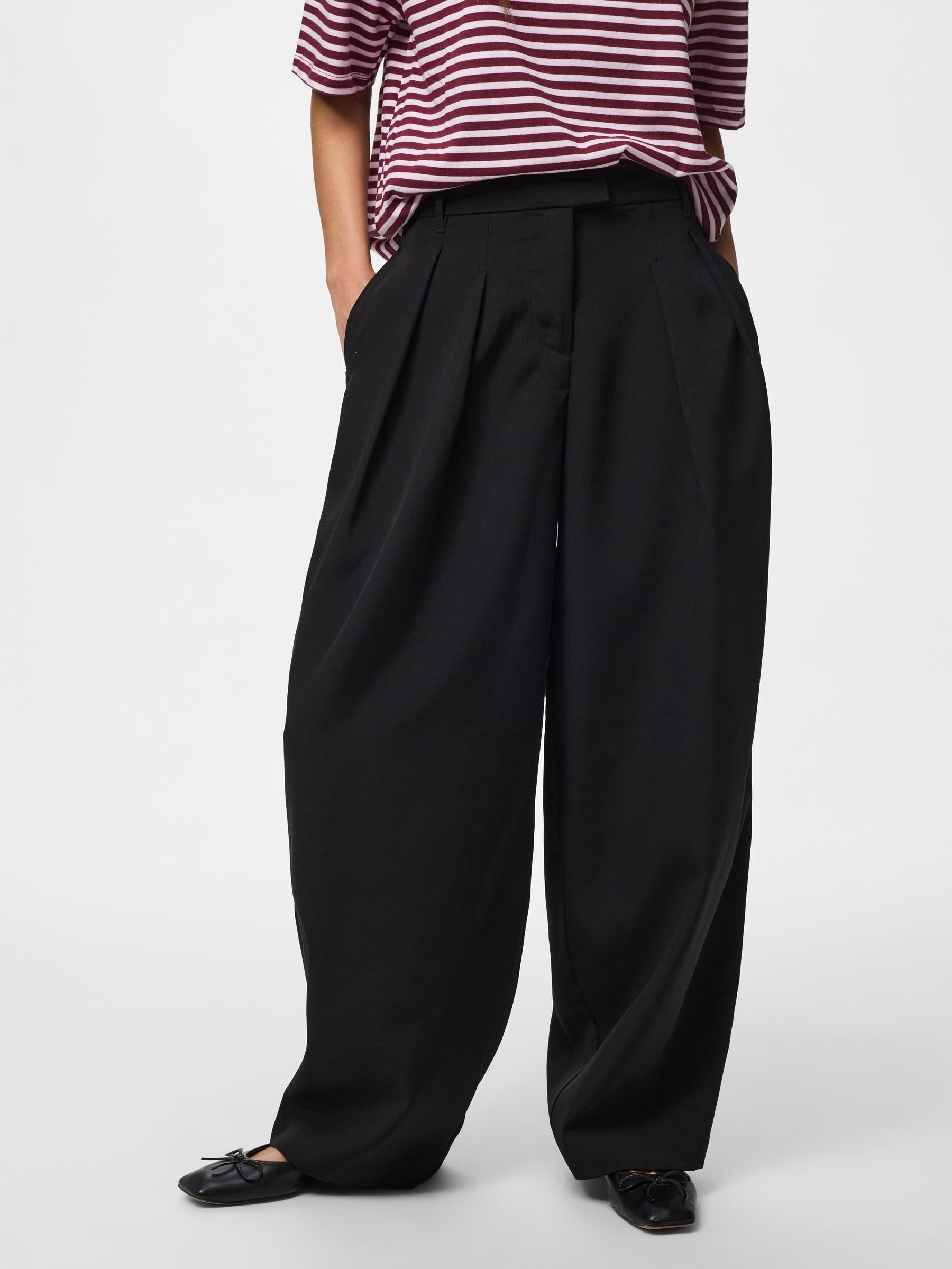 Pieces Pcolivia Barrel Pants Noos BC pantaloni donna comodi