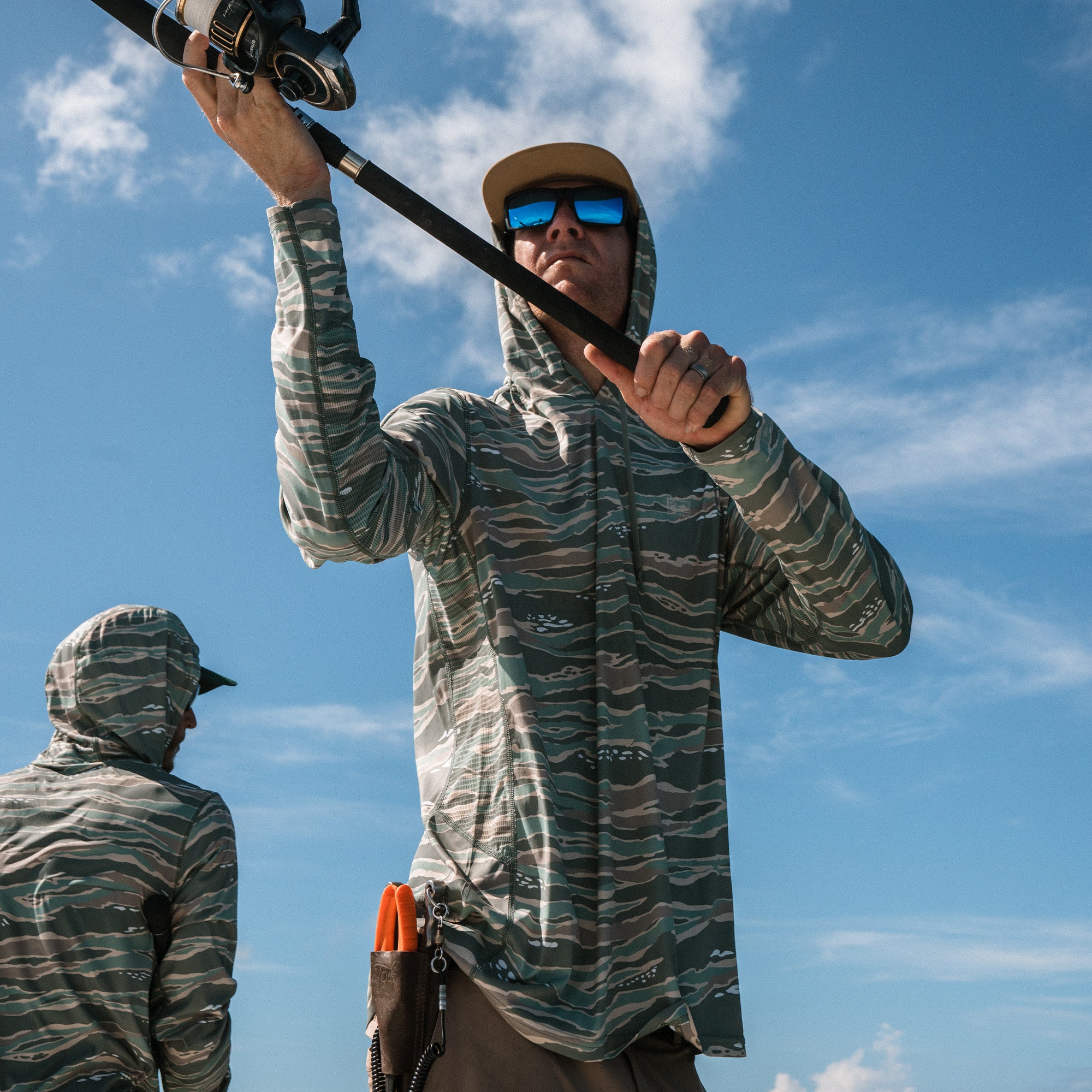 Pelagic Vaportek maglia pesca uomo mangrove UPF 50+