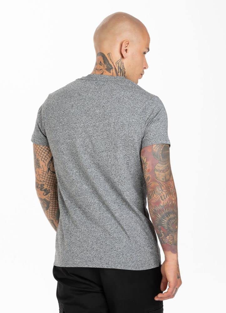 Pit Bull Small Logo Premium Grey MLG t-shirt cotone M