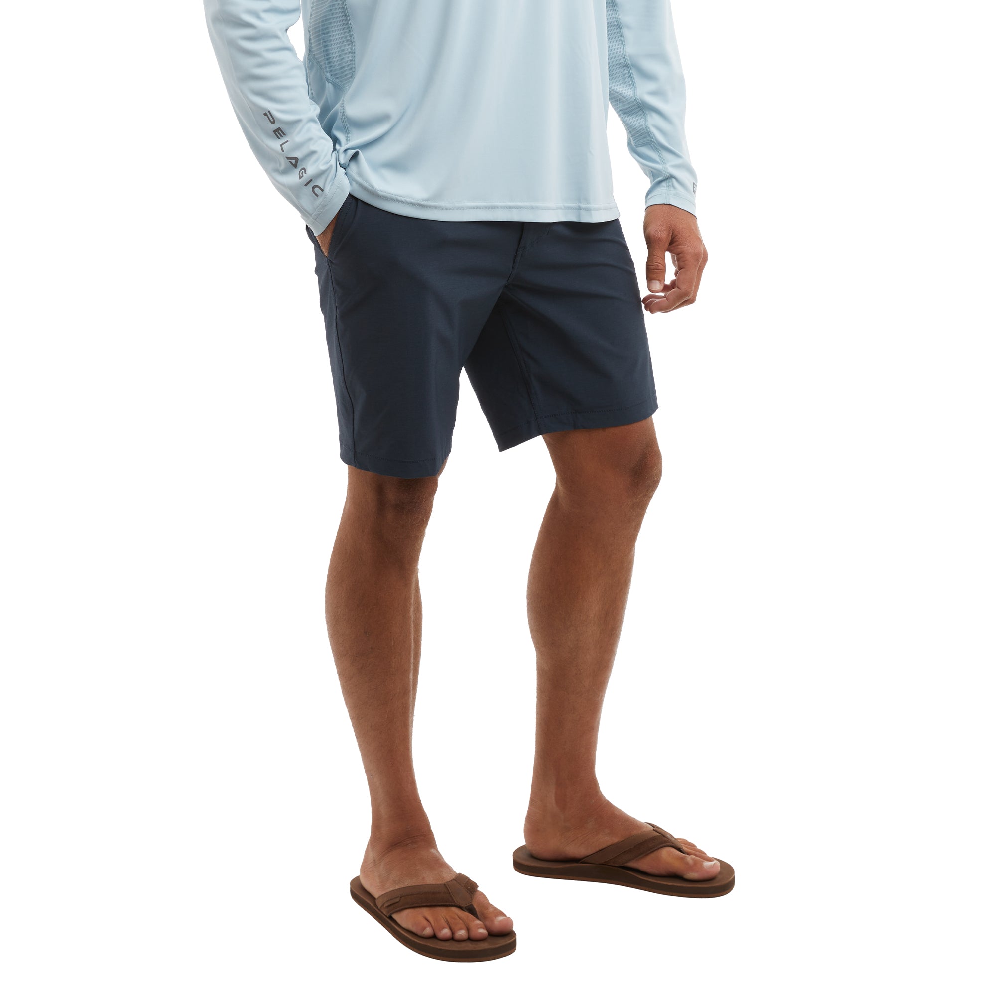 Pelagic Mako pantaloncini blu navy elasticizzati