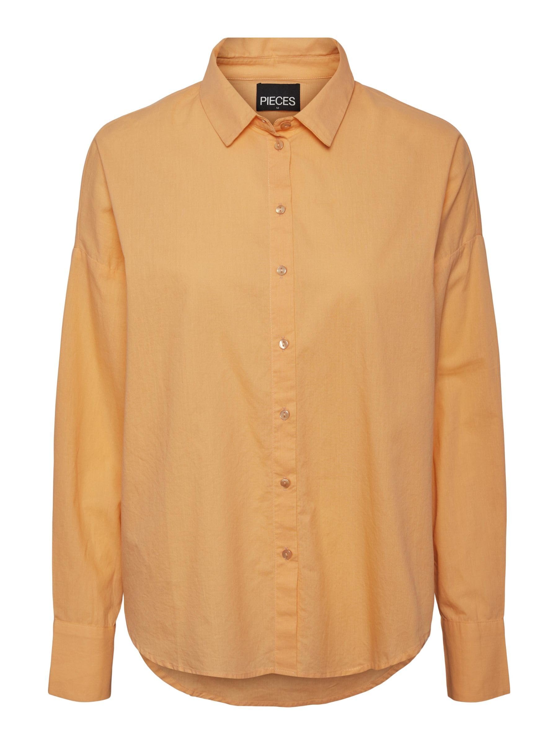Pieces Pctanne LS Loose Noos BC camicia donna manica lunga
