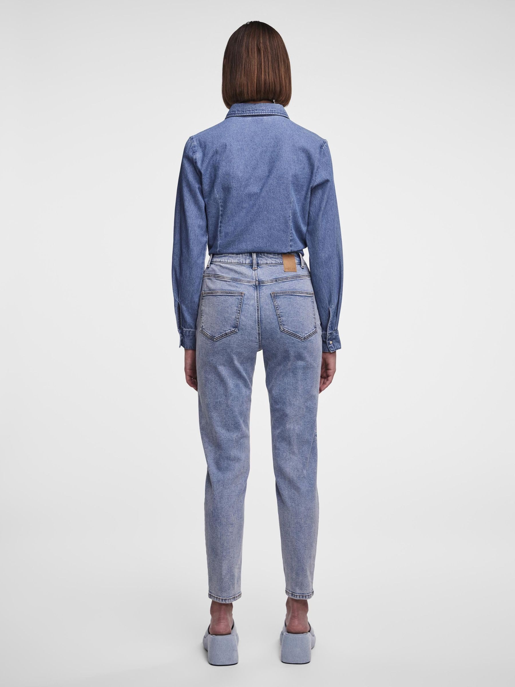 Pieces jeans donna XL uso quotidiano blu denim