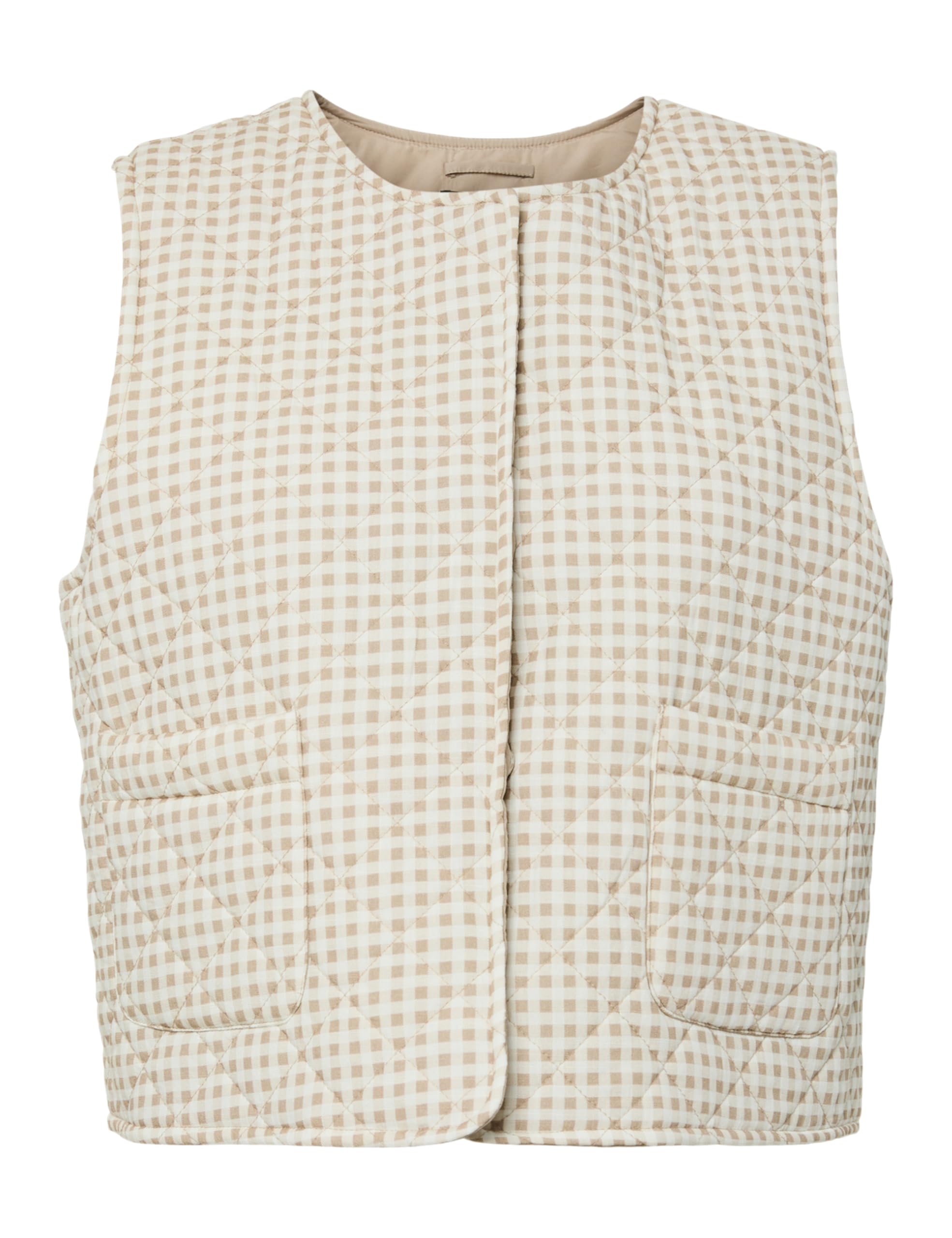 Pieces Pcsaria gilet trapuntato corto donna trench uso quotidiano