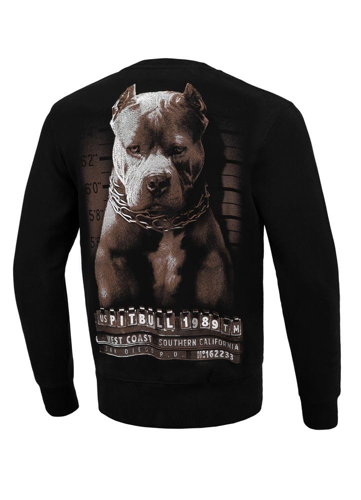 Pit Bull West Coast Mugshot maglione uomo cotone classico