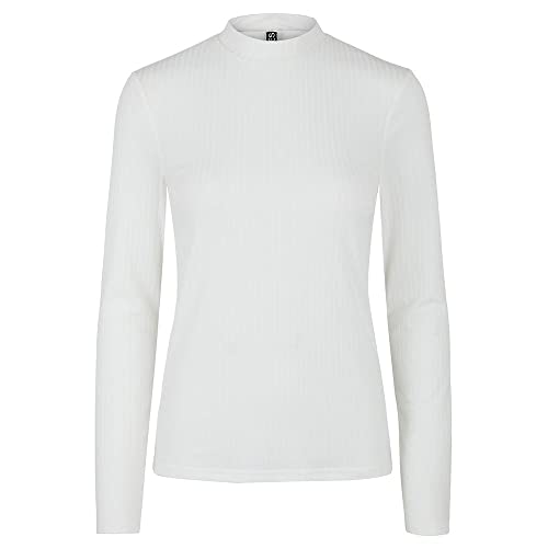 Pieces Pckylie LS T-Neck Top Noos maglione XS nuvola coste