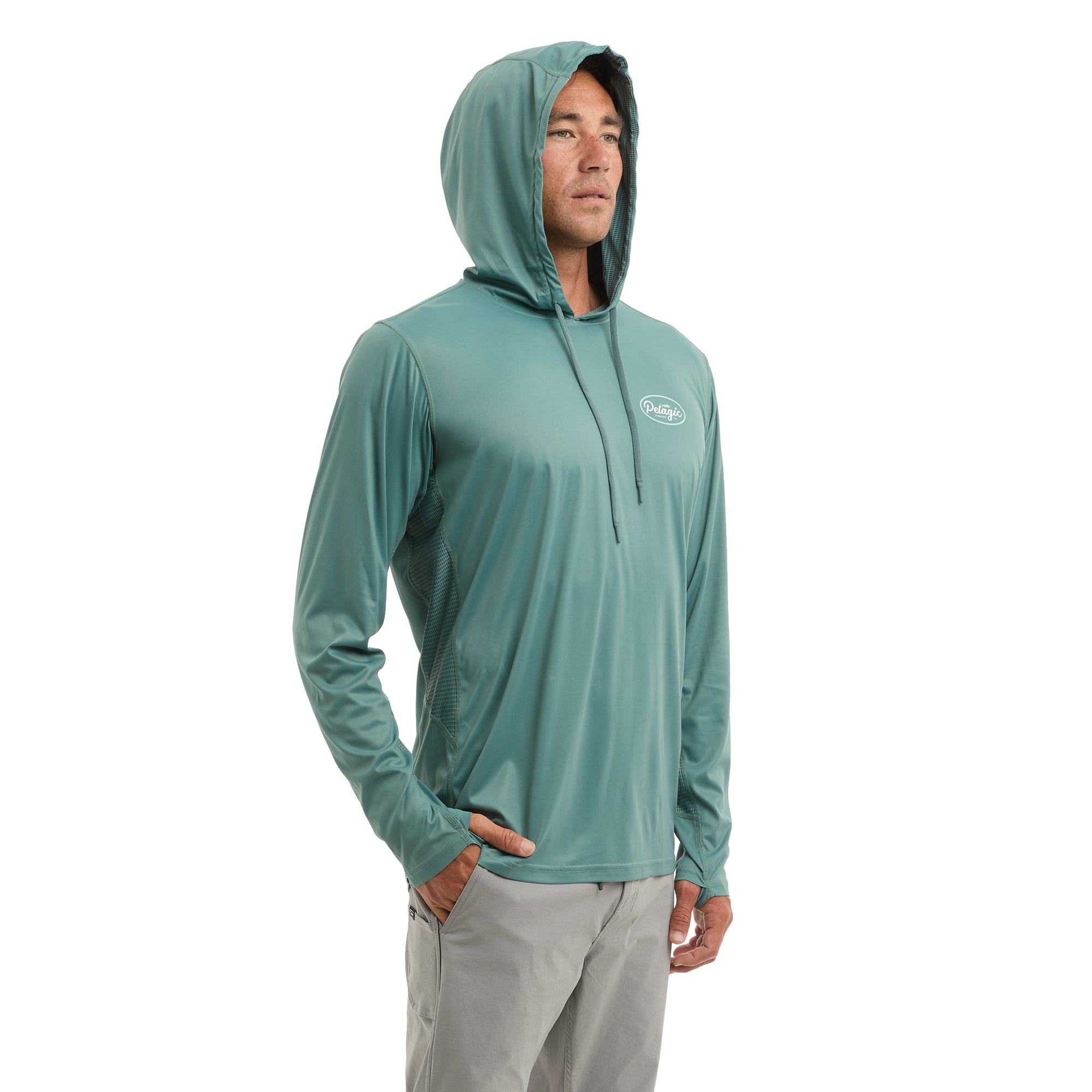 PELAGIC Vaportek Circled maglia pesca uomo North Atlantic UPF 50+