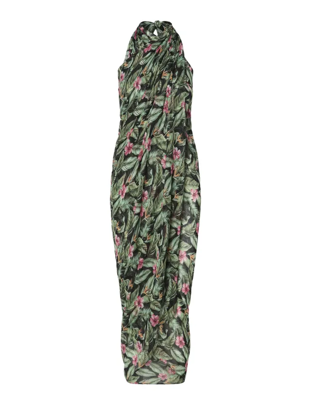 Pieces Pcbaninna 5 in 1 pareo donna nero taglia unica