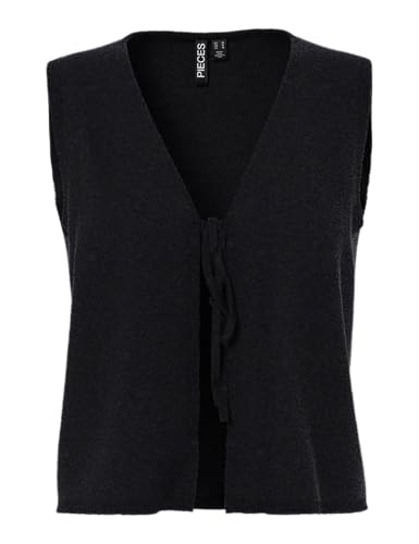 PIECES Pcbree SL Tie Knit Gilet Donna Senza Maniche