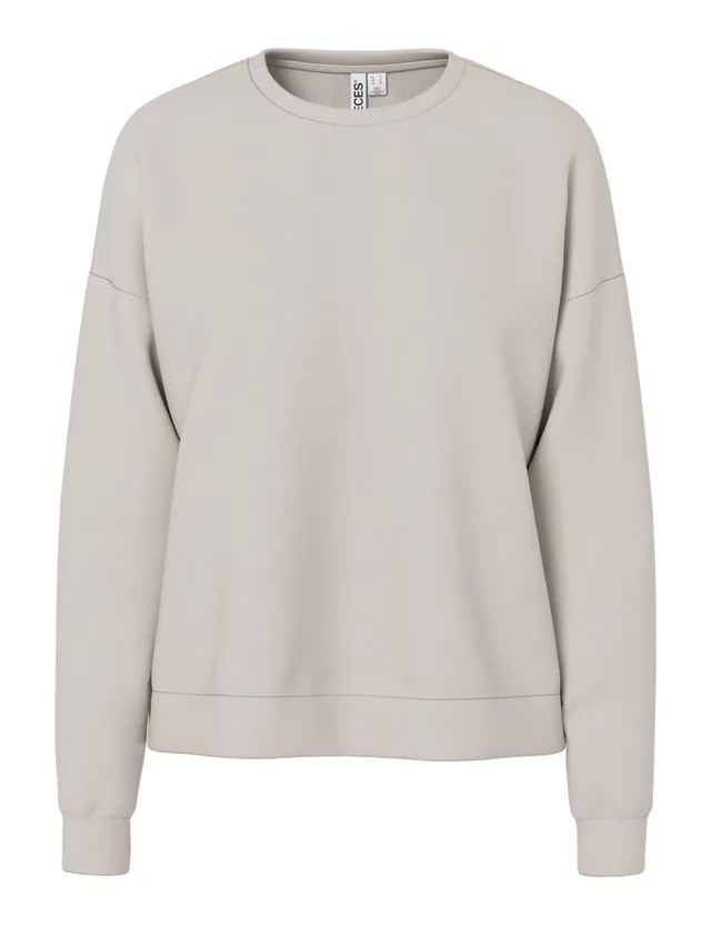 Pieces Pcmichelle Scuba LS Top maglia donna manica lunga