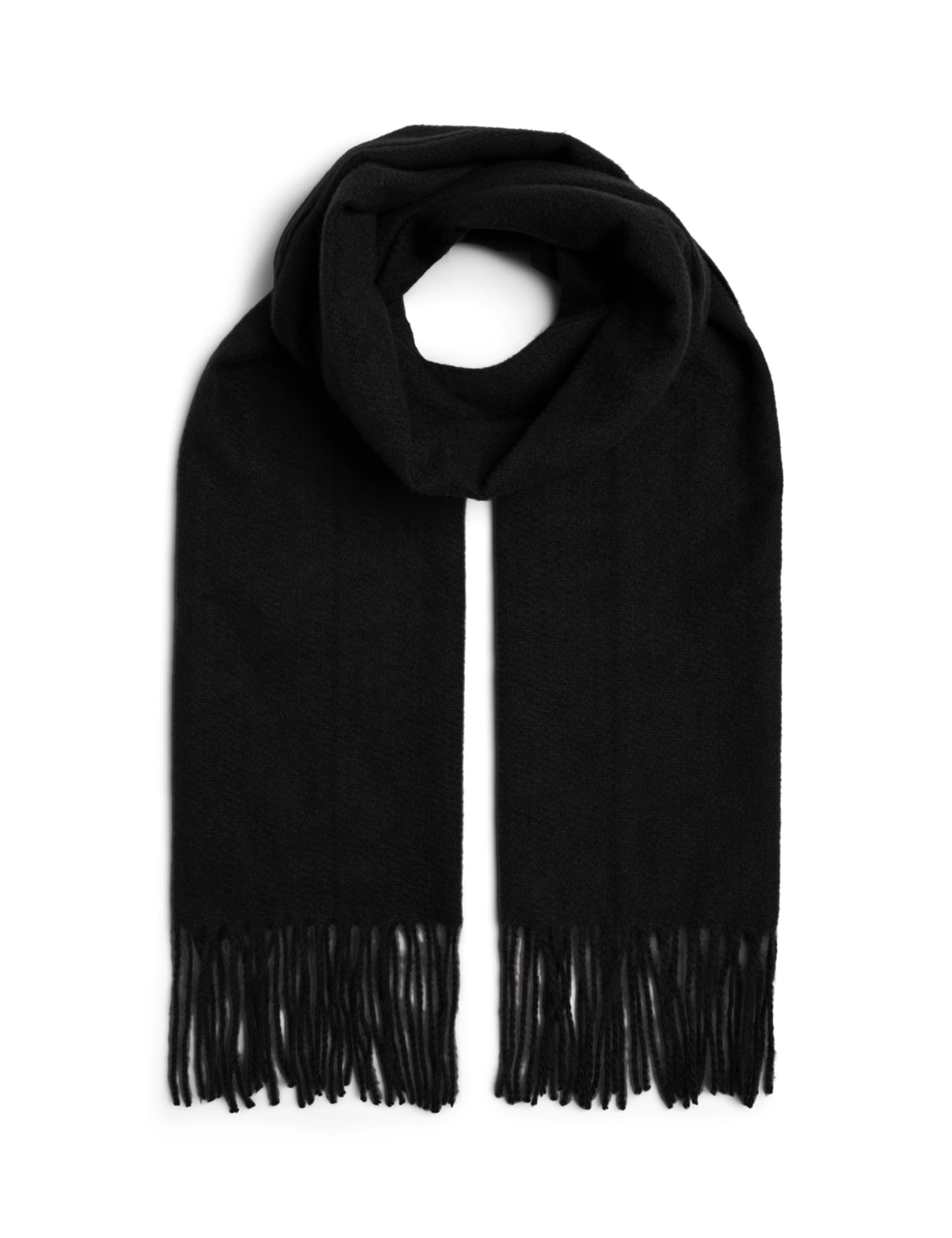 Pieces Pclesia Long Scarf sciarpa nera taglia unica