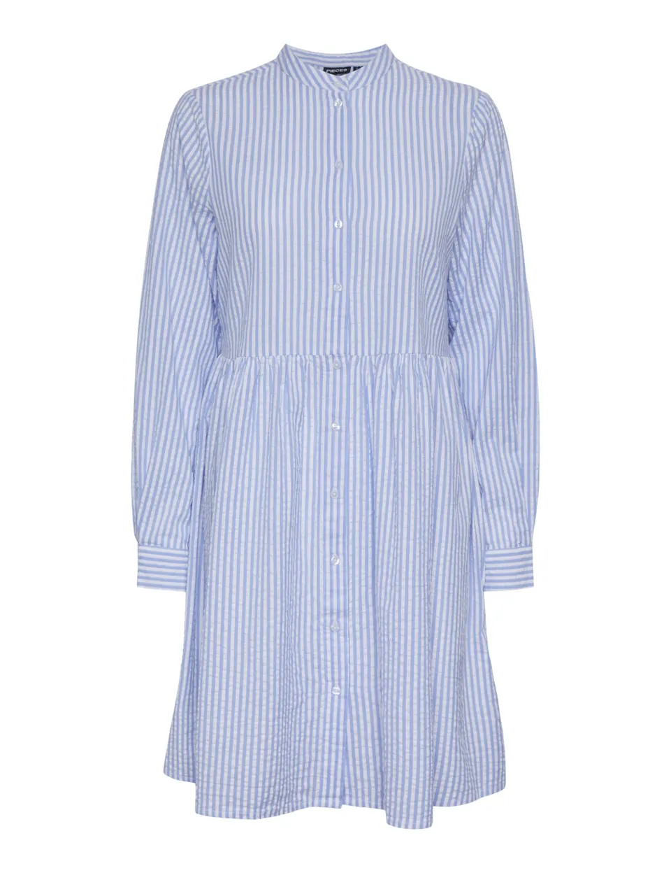 Pieces Pcsally Seersucker abito camicia donna