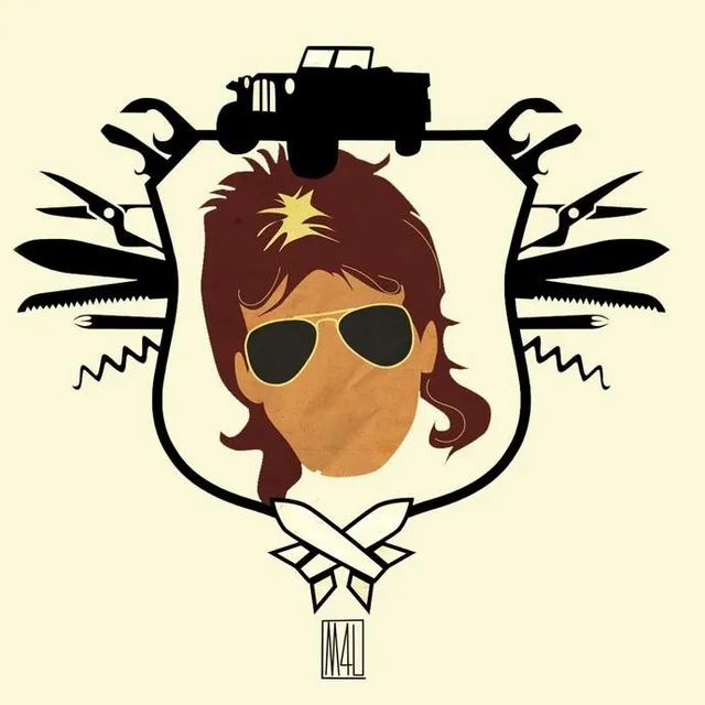 Matrix Music Store Tribe M4U McGayver t-shirt unisex stampa digitale