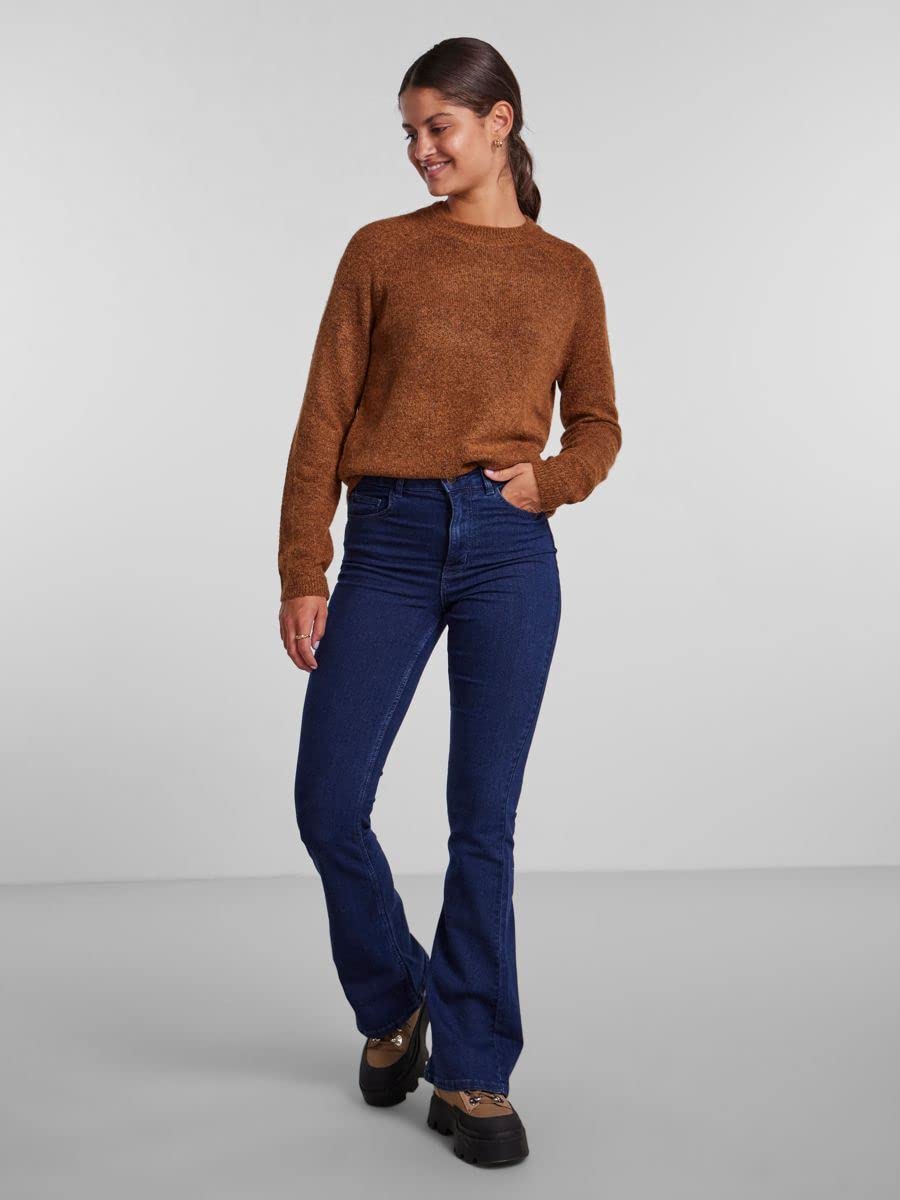 Pieces Pcpeggy Flared HW jeans svasati taglia S