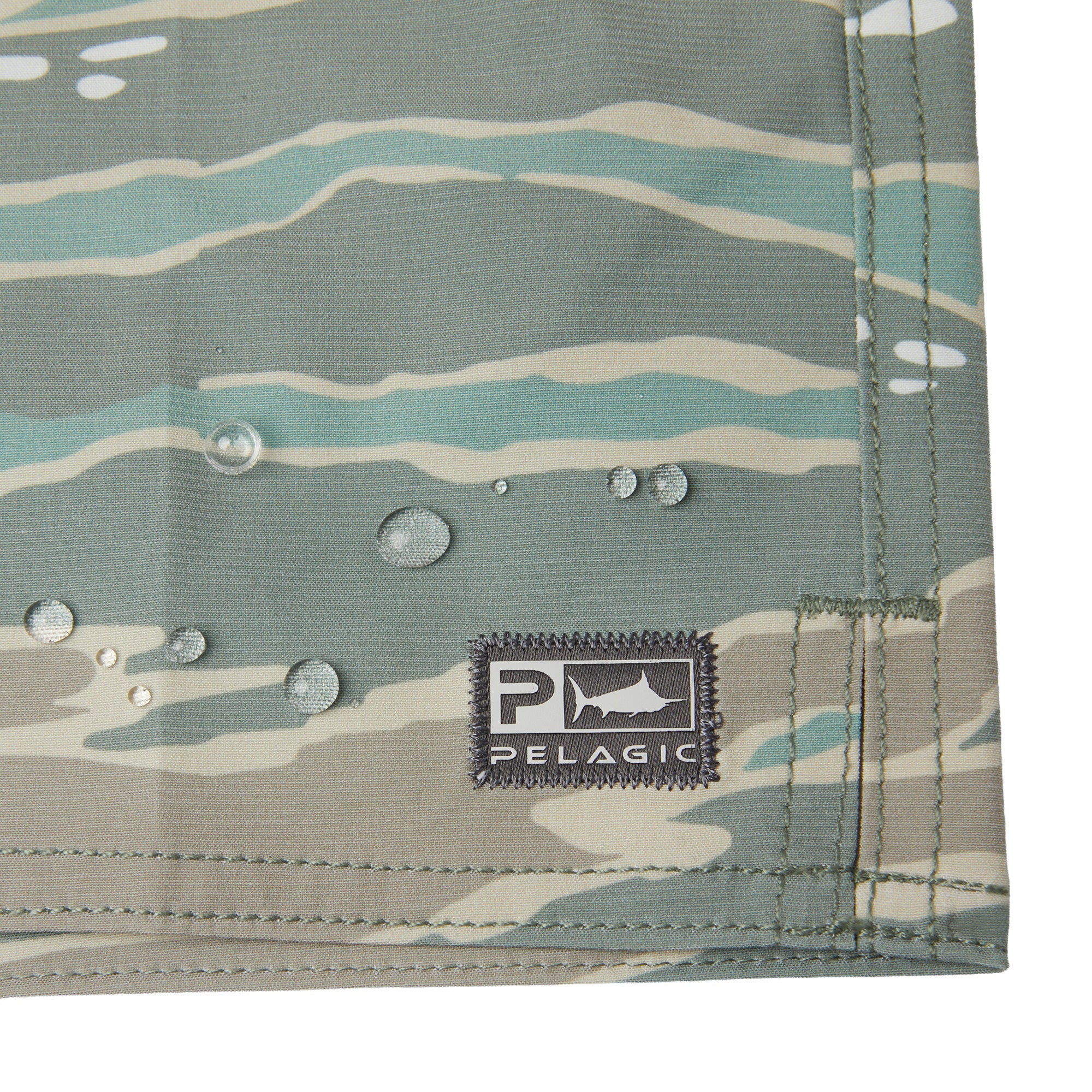 Pelagic Youth Ledge costume ragazzo verde mimetico