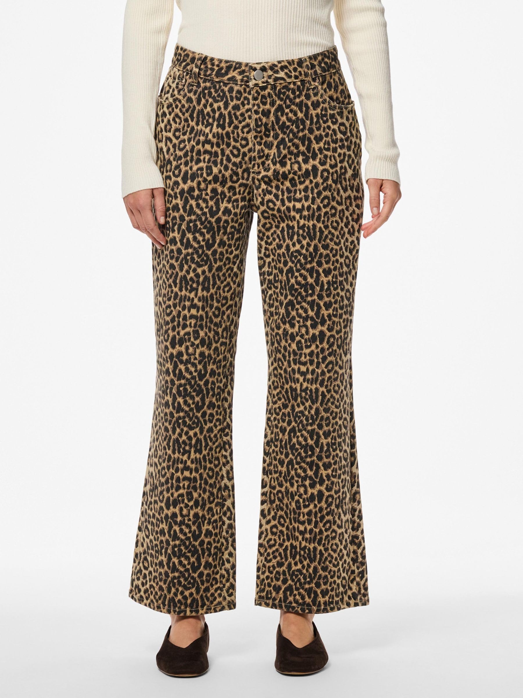 Pieces Pcsalume MW Cropped jeans donna taglia 28 denim