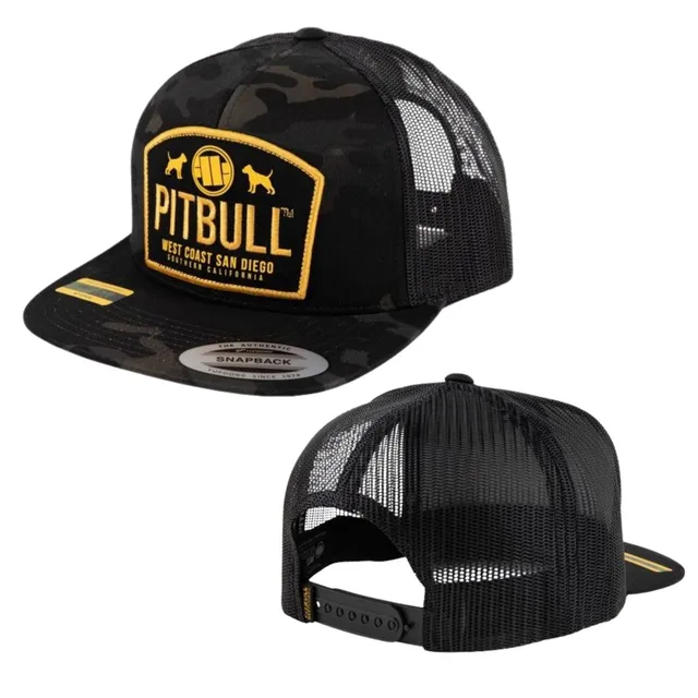 Pit Bull West Coast cappellino trucker mimetico taglia unica