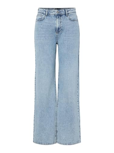 Pieces Pcjill jeans dritti donna 42-44 vita alta