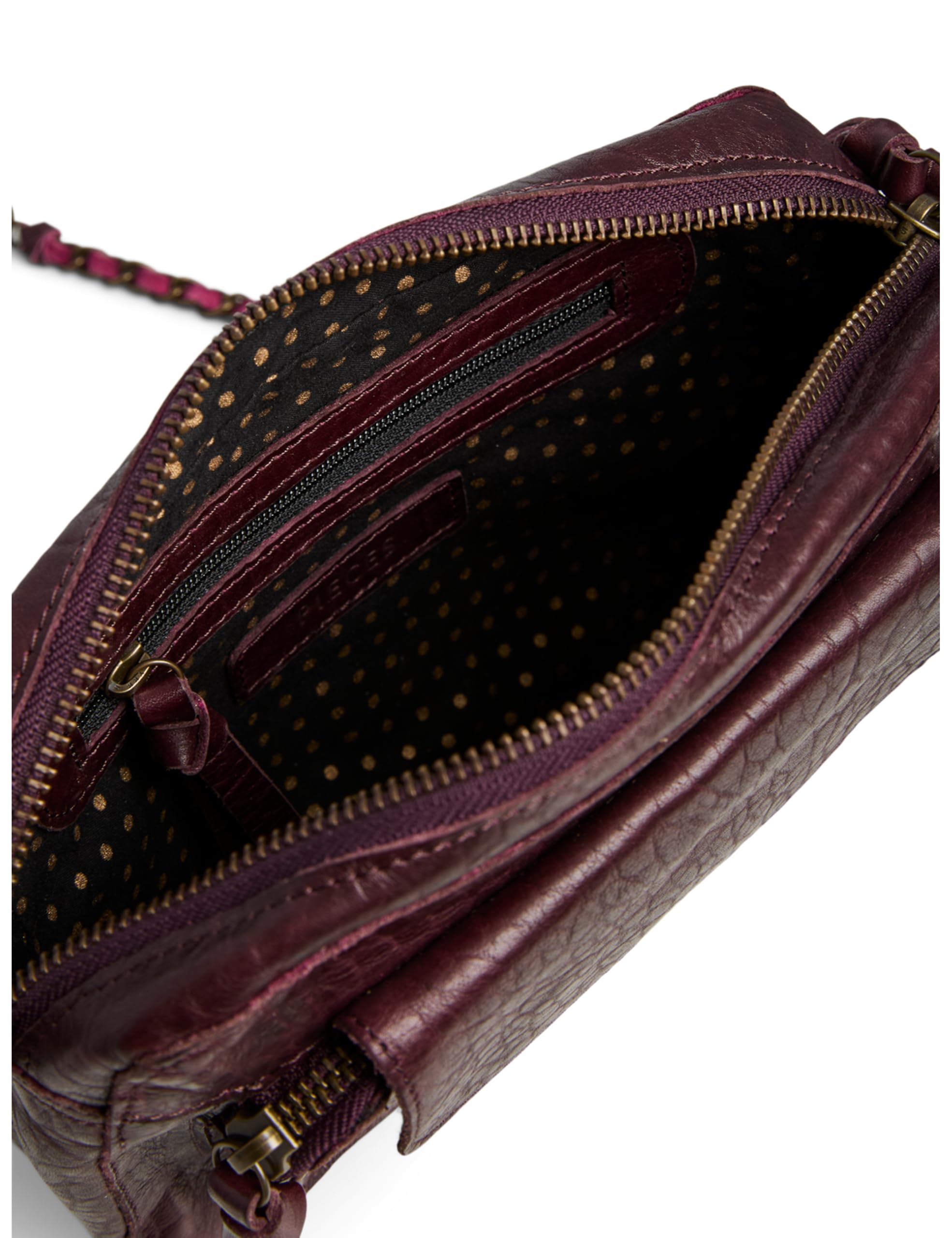 Pieces Pcnaina Cross Body borsa tawny port pelle