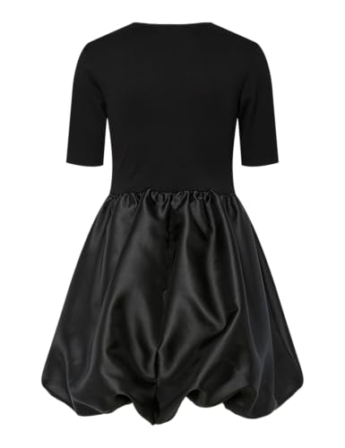 Pieces Pcmathilde Balloon 2/4 Dress abito donna nero XS