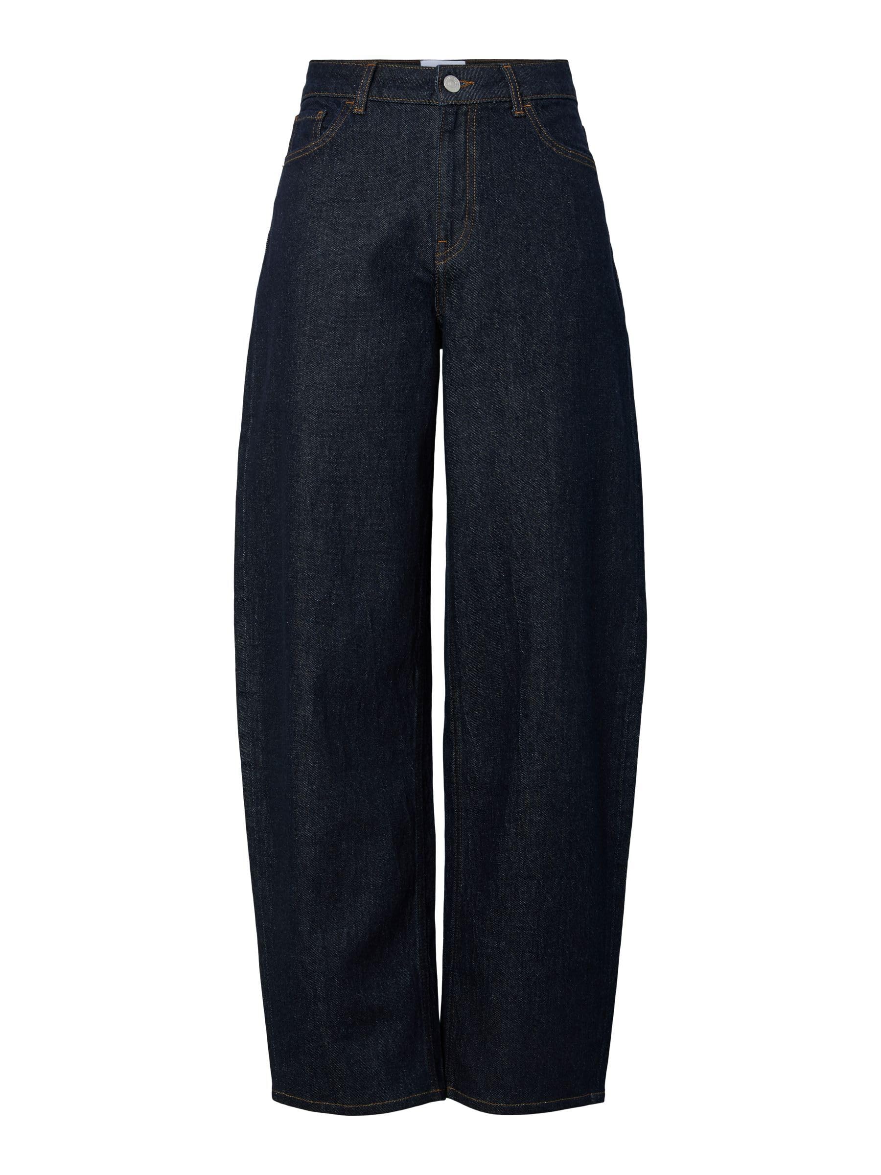 Pieces Pcgrace MW Jeans Donna 27W/32L Vita Media
