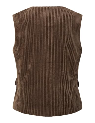 Pieces Pcaudre Cord gilet donna S velluto a coste
