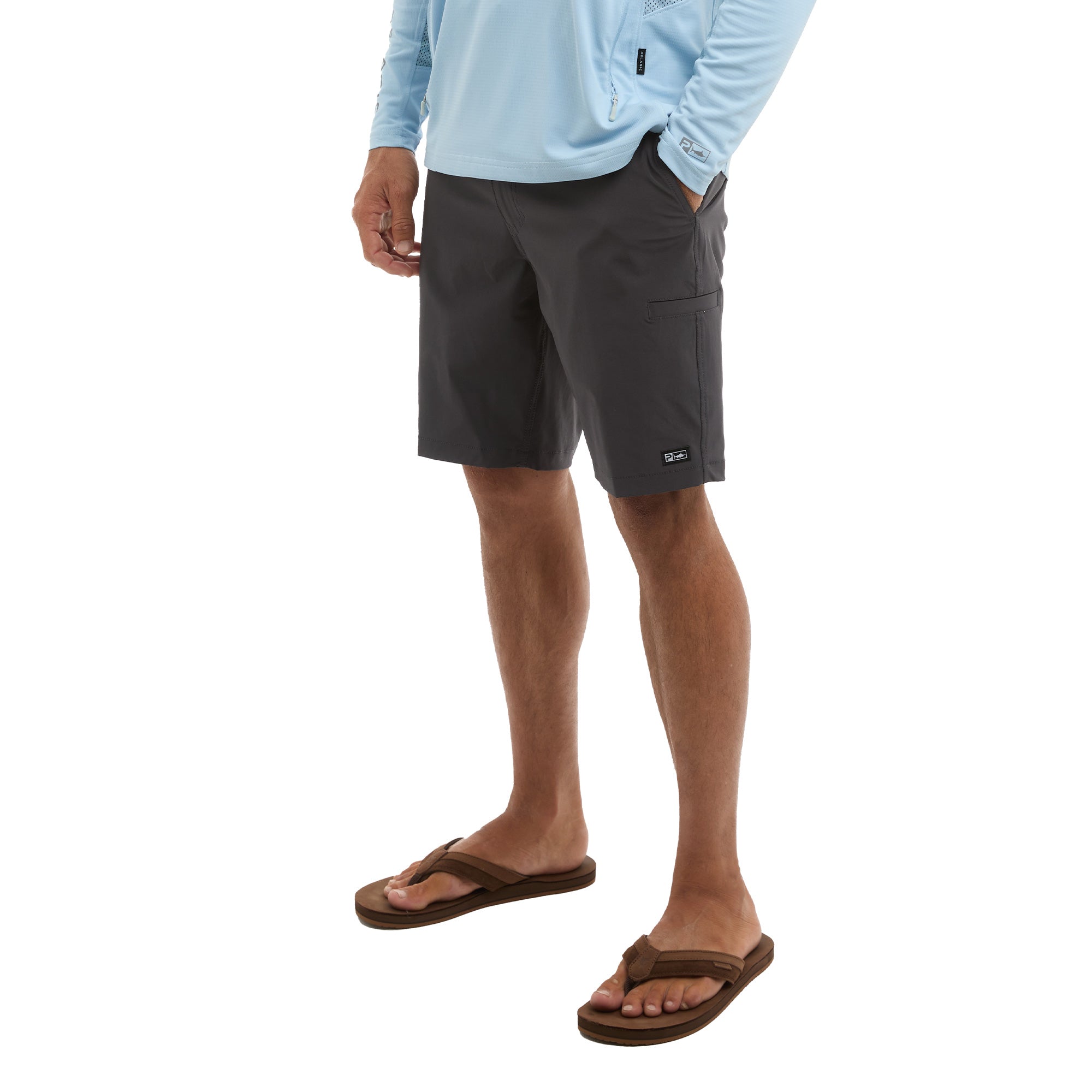 Pelagic Mako Deep Sea pantaloncini uomo Graphite idrorep