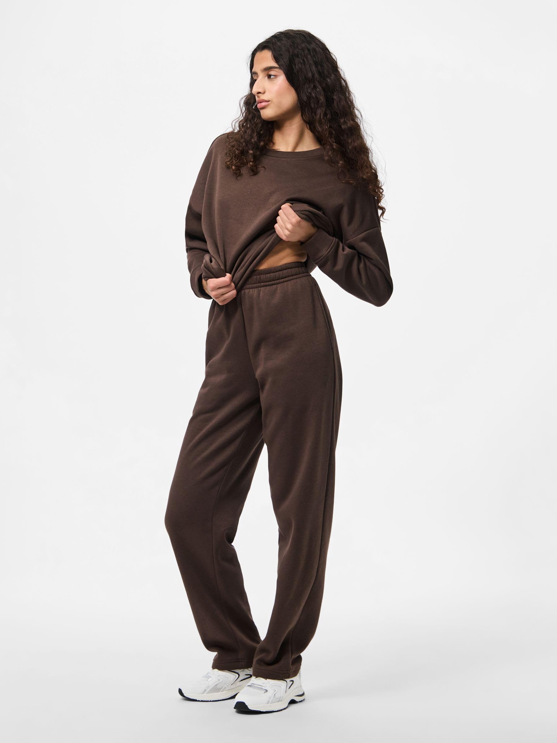 Pieces Pcchilli Straight pantaloni tuta donna uso quotidiano