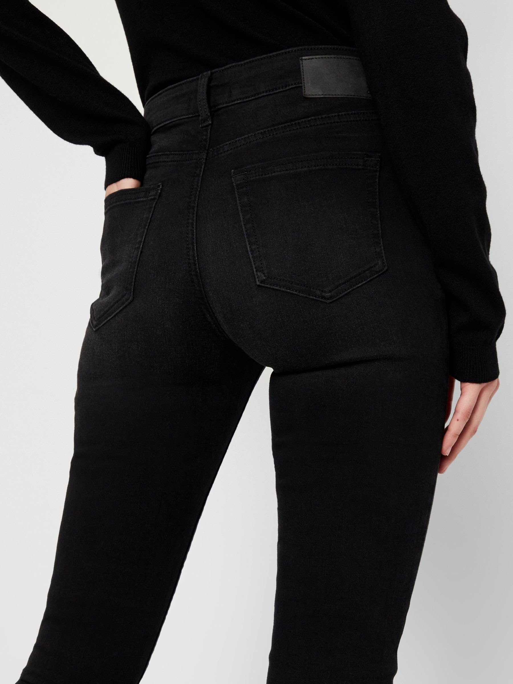 Pieces Pcdelly jeans skinny donna S 30L lavaggio scuro