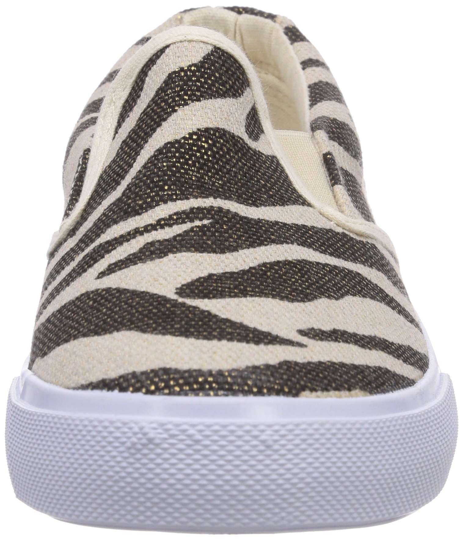 Pieces PS Jacinda Mocassino Donna Sabbia Tela Zebra