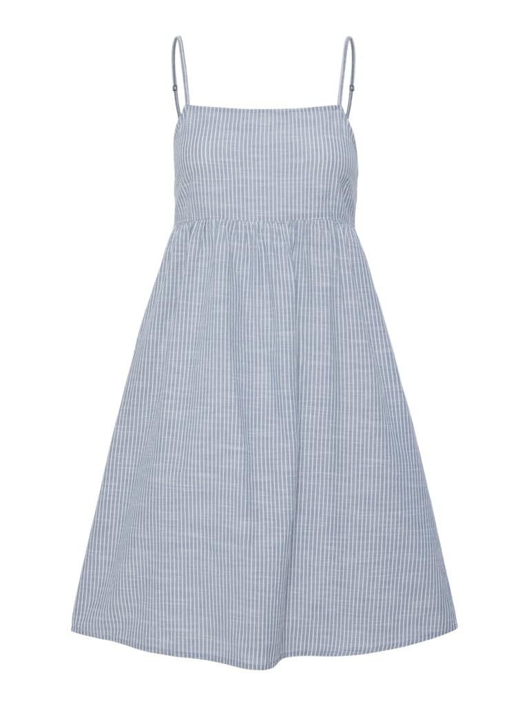 PIECES Pcapia Short Strap Dress vestito donna blu nautico righe