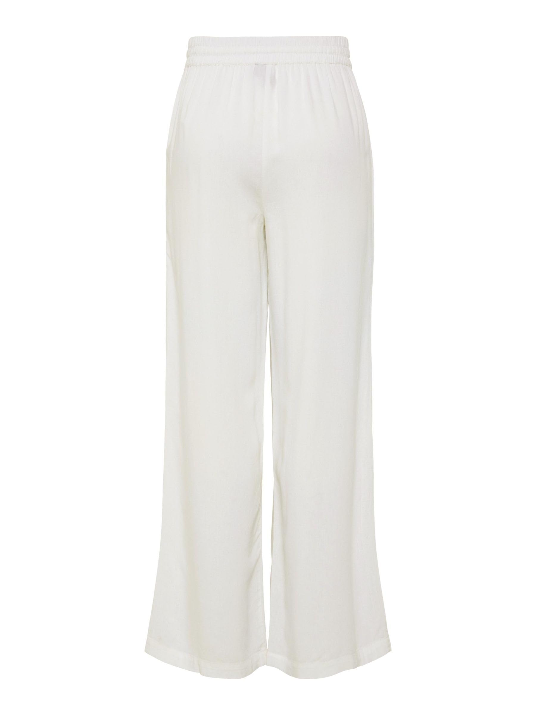 Pieces Pcpia HW Wide Pants Pwp Mm Noos pantaloni M bianchi